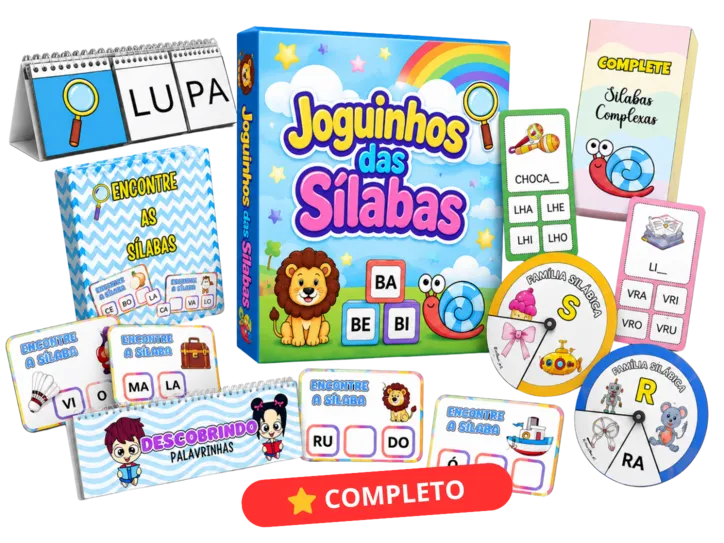 Kit Joguinhos das Sílabas